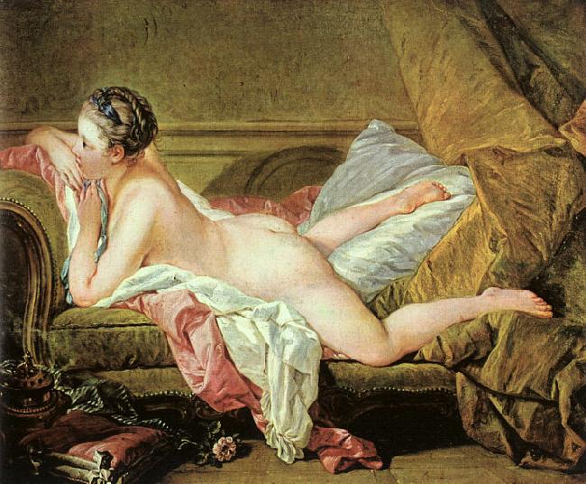 Francois Boucher Nude on a Sofa oil painting picture